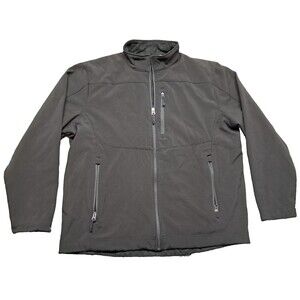Storm Creek Mens Size XL Jacket Coat Full Zip Softshell Fleece Lined Golf Office